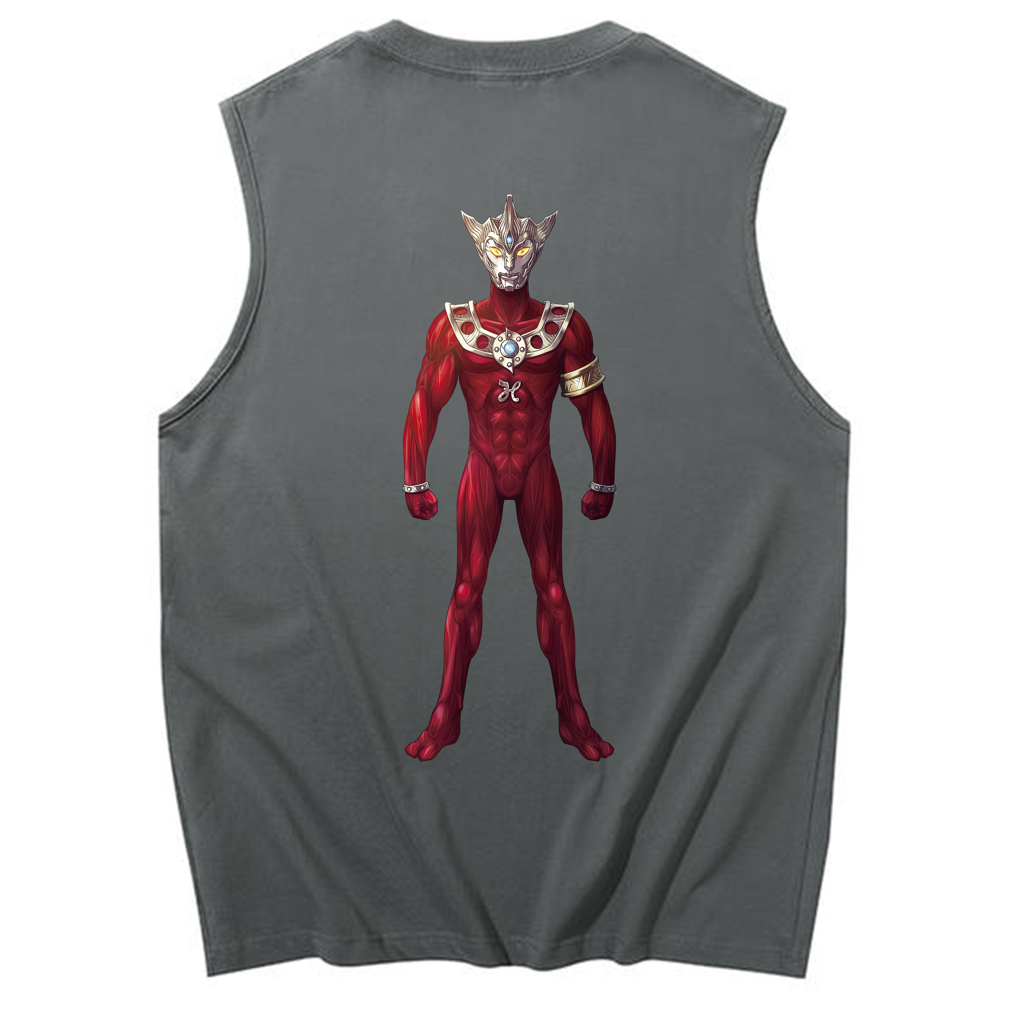 （画像用） ウルトラマン Ultraman コットン100％タンクトップ（背面プリント）